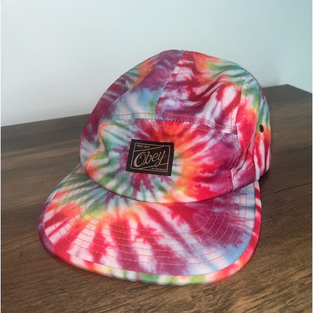 Tie dye vintage obey hat